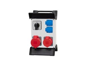 Rozdzielnica R-240 - gniazda 2x16A 5p, 2x230V, L/P na stelażu plastikowym