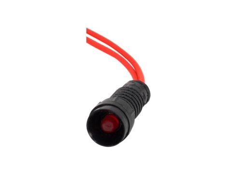 Kontrolka diodowa fi 5mm, 230V czerwona/red