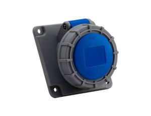 Gniazdo przemysłowe tablicowe skośne 16A 3p /FE/ IP67