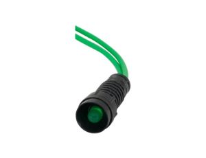 Kontrolka diodowa fi 5mm, 24V zielona/green