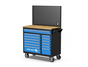 HOGERT WÓZEK WARSZTATOWY 13 SZUFLAD Z PANELEM ŚCIENNYM