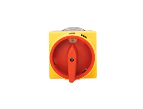 Wyłącznik 32A 0/1 3P tablicowy zamykany żółto-czerwony