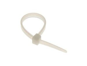 Taśma opaska kablowa 450/4,8 biała /op. 100 szt./