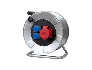 Rozgałęźnik na bębnie metalowym BORDO-320 16A 5p, 2x230V IP44