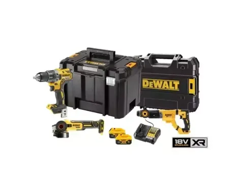DEWALT ZESTAW COMBO 18V DCK327P2T (DCD791 + DCH263 + DCG405) 2x5,0Ah
