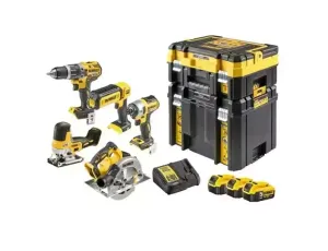 DEWALT ZESTAW COMBO 18V DCK500P3T (DCD796 + DCF887 + DCS570 + DCS335 + DCL050) 3x5,0Ah 2x TSTAK
