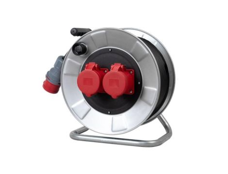 Przedłużacz siłowy na bębnie metalowym BORDO-320 2x16/5, wt.16/5 OW 5x2,5 /30m/