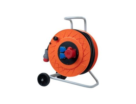 Przedłużacz na bębnie plastikowym GOLIA-420 NK 32A 5p, 2x230V, OPD 5x4 /30m/