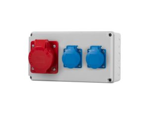 Rozdzielnica HORIZONTAL - gniazda 32A 5p, 2x230V