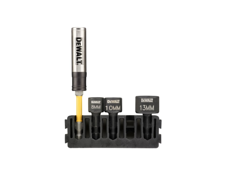 DEWALT ZESTAW NASADEK UDAROWYCH  3cz. +UCHWYT 1/4"