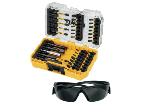 DEWALT ZESTAW KOŃCÓWEK FLEXTORQ 38cz. +OKULARY