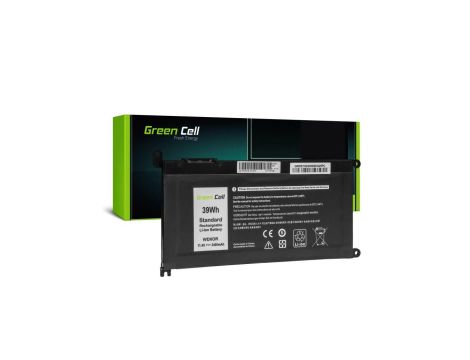 Bateria Green Cell WDX0R WDXOR do Dell Inspiron 13 5368 5378 5379 14 5482 15 5565 5567 5568 5570 5578 5579 7560 7570 17 5770