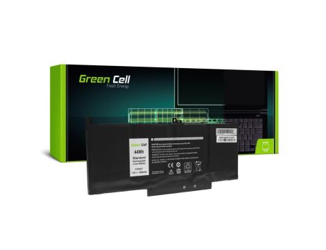 Bateria Green Cell F3YGT do Dell Latitude 7280 7290 7380 7390 7480 7490