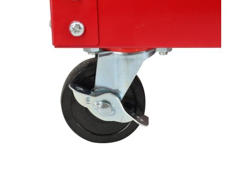 AWTOOLS WÓZEK WARSZTATOWY METALOWY 3 POZIOMY Z SZUFLADĄ - 5