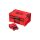 Skrzynka narzędziowa z organizatorem 2 szuflady PRO Drawer 2 Toolbox Basic QBRICK SYSTEM RED