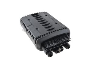 Mufa przełącznica światłowodowa podwieszana FO na 16 adapterów SC simplex 4:16 ( 4 wejścia, 16 wyjść ) z tackami ( 96 spawów ) +