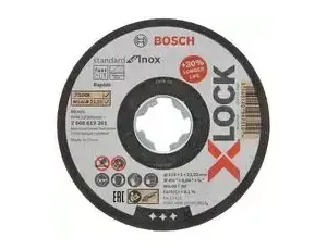 BOSCH TARCZA MET.115mm x 1,0mm x 22mm STANDARD FOR INOX X-LOCK 2608619261