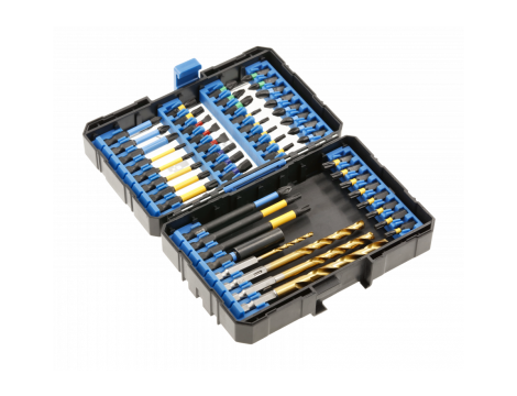 HOGERT KOŃCÓWKI DO WKRĘTARTKI UDAROWE kpl. 56szt. + WIERTŁA