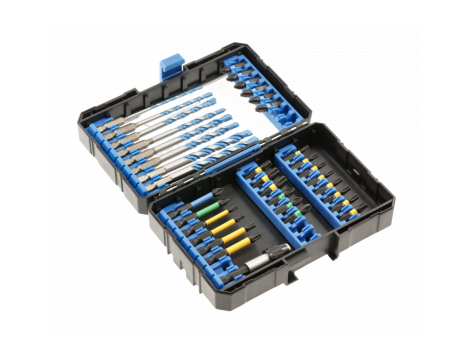 HOGERT KOŃCÓWKI DO WKRĘTARTKI UDAROWE kpl. 35szt. + WIERTŁA