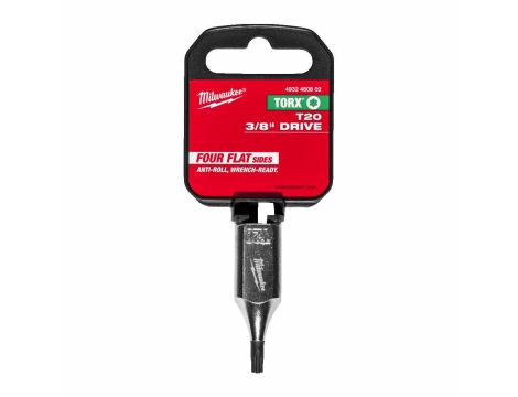 MILWAUKEE NASADKA 3/8 Z KOŃCÓWKĄ TORX T20 %%%