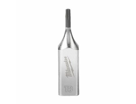 MILWAUKEE NASADKA 1/4 Z KOŃCÓWKĄ TORX  T8 %%% - 2