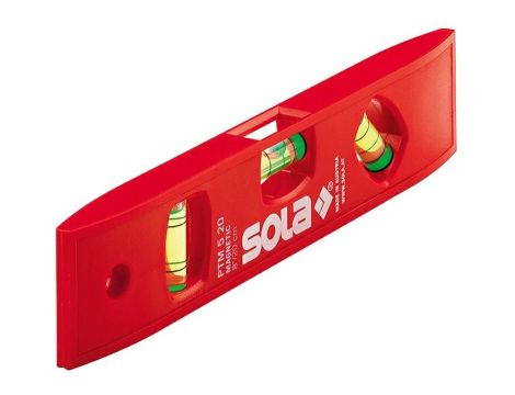 SOLA POZIOMNICA PLASTIKOWA  20cm SB PTM 5 MAGNETYCZNA