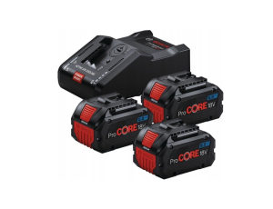 BOSCH AKUMULATOR 18V  8,0Ah PROCORE 3szt. +ŁADOWARKA GAL 18V-160 0615A5004Y