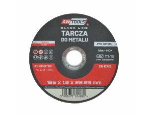 AW TARCZA DO METALU 125*1,0mm BLACK LINE