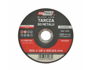 AW TARCZA DO METALU 125*1,6mm BLACK LINE