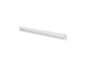Patch panel pusty RACK 19 1U na 24 moduły keystone szary STP DIGITUS