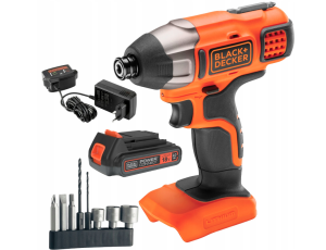 BLACK+DECKER ZAKRĘTARKA UDAR. 18V BDCIM18D1A 115Nm 1x2,0Ah