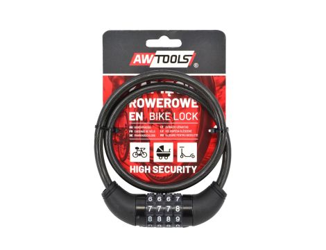 AWTOOLS ZAPIĘCIE ROWEROWE 8x65cm SZYFR