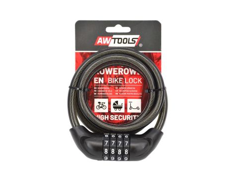 AWTOOLS ZAPIĘCIE ROWEROWE fi 10 x 120cm SZYFR