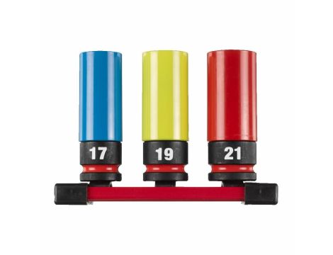 MILWAUKEE NASADKA UDAROWA DO FELG 1/2" ZESTAW 3szt.