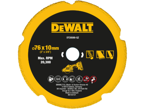 DEWALT TARCZA MULTI  76x1,6mm DO DCS438