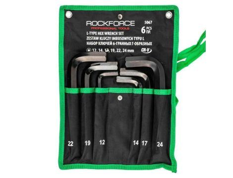 ROCKFORCE KLUCZ IMBUS kpl. 6el.   12-24mm