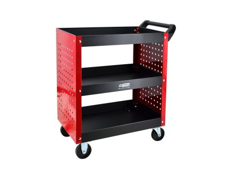 AW WÓZEK WARSZTATOWY METALOWY 3 POZIOMY + PERFORACJA - 2