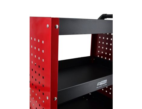 AW WÓZEK WARSZTATOWY METALOWY 3 POZIOMY + PERFORACJA - 3