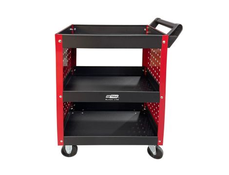 AW WÓZEK WARSZTATOWY METALOWY 3 POZIOMY + PERFORACJA