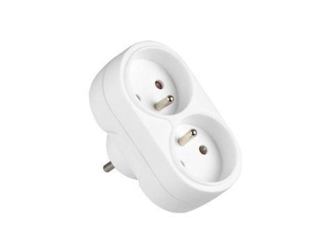 Rozgałęźnik sieciowy 2x 2P+0 3500W 230V VA0131 VAYOX