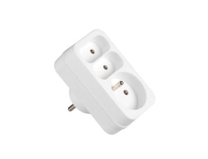 Rozgałęźnik sieciowy 2x Euro 2P + 1x 2P+0 3500W 230V VA0135 VAYOX