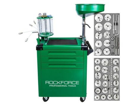 ROCKFORCE ZLEWARKO-WYSYSARKA PNEUMATYCZNA + WÓZEK 61el.