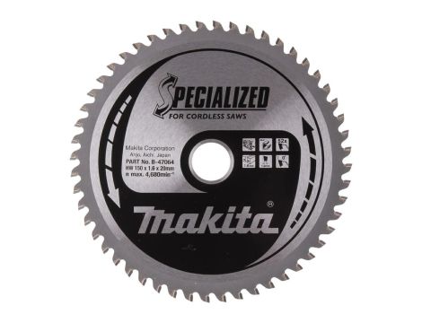MAKITA PIŁA TARCZOWA  150x20x52z DO ALUMINIUM