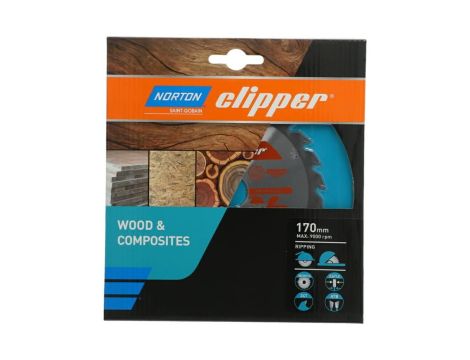NORTON PIŁA TARCZOWA 170mm x 30mm x 48z DREWNO I KOMPOZYTY ATB (2,6 / 1,6) - 2