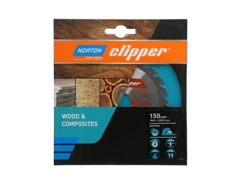 NORTON PIŁA TARCZOWA 150mm x 30mm x 24z DREWNO I KOMPOZYTY ATB (3,6 / 2,6) - 2