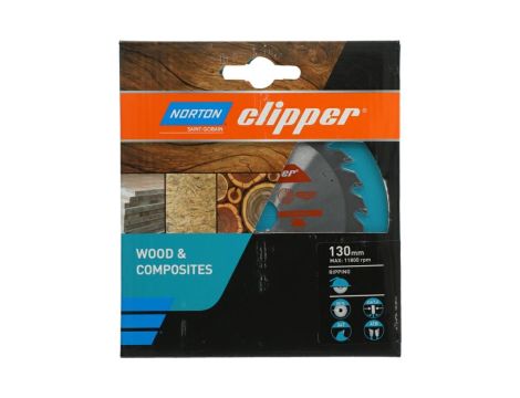 NORTON PIŁA TARCZOWA 130mm x 20mm x 24z DREWNO I KOMPOZYTY ATB (2,6 / 1,6) - 2
