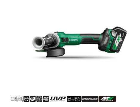 HIKOKI SZLIFIERKA KĄTOWA 36V 125mm G3613DE WQZ  2x2,5Ah MV BL HSC