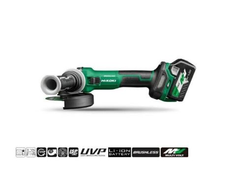 HIKOKI SZLIFIERKA KĄTOWA 36V 125mm G3613DVE WQZ  2x2,5Ah MV BL HSC