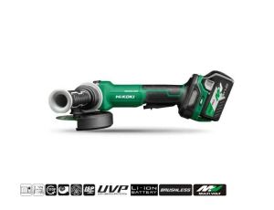 HIKOKI SZLIFIERKA KĄTOWA 36V 125mm G3613DVF WQZ  2x2,5Ah MV BL WŁ.CZUWAKOWY HSC