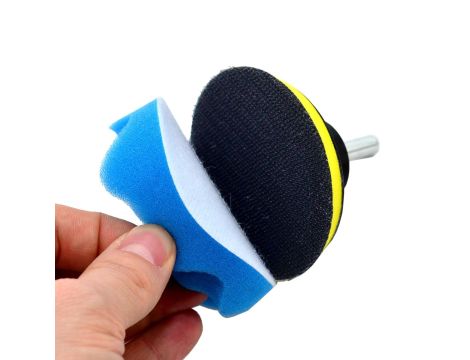 AW GĄBKI POLERSKIE ZESTAW NA WIERTARKĘ 80mm /11szt. - 2